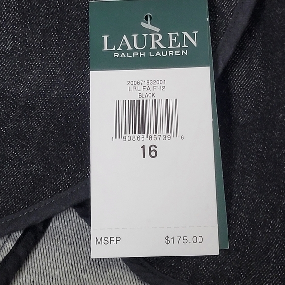 Lauren Ralph Lauren NWT Denim Blazer Jacket Size 16. - Picture 10 of 12